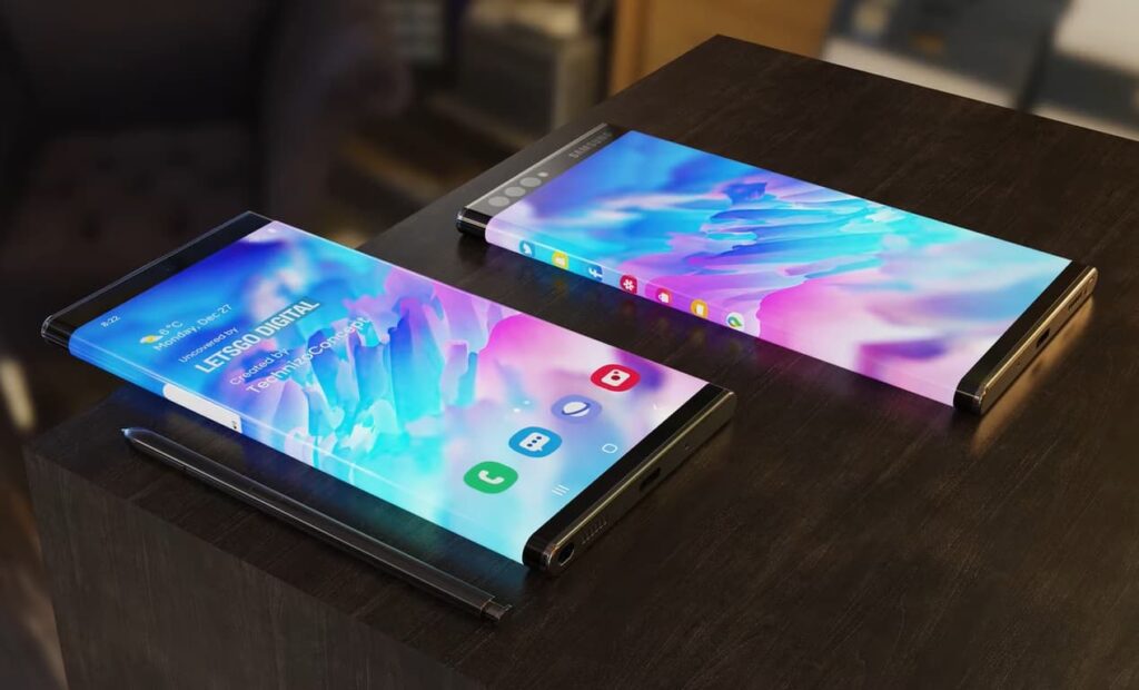 Samsung Patent Shows Wraparound Display Smartphone With S Pen Samsung Patent Shows Wraparound Display Smartphone With S Pen缩略图