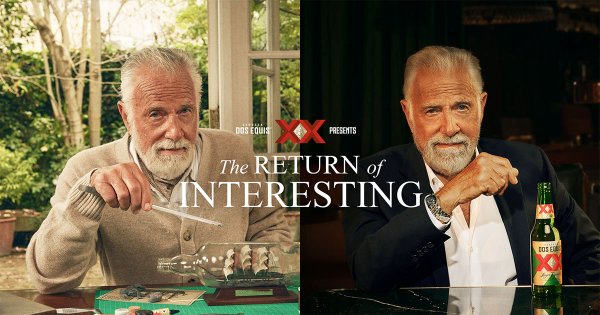 Dos Equis Revives Most Interesting Man to Shake Up ‘Boring’ Beer Sector Dos Equis Revives Most Interesting Man to Shake Up ‘Boring’ Beer Sector