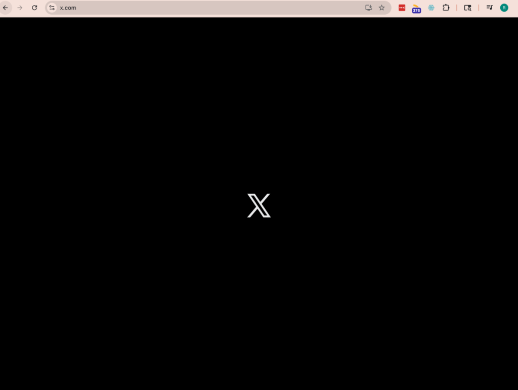 X is down for the second time this week X is down for the second time this week