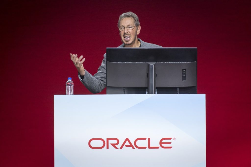 What you should know about the owners of US TikTok Larry Ellison, co-founder and executive chairman of Oracle Corp., speaks during the Oracle OpenWorld 2018 conference in San Francisco, California, U.S., on Monday, Oct. 22, 2018. Ellison announced a series of updates injecting more automation and intelligence into Oracle's cloud applications. Photographer: David Paul Morris/Bloomberg