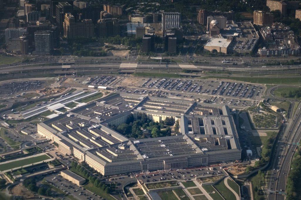 Anthropic and the Pentagon are reportedly arguing over Claude usage Aerial view of The Pentagon