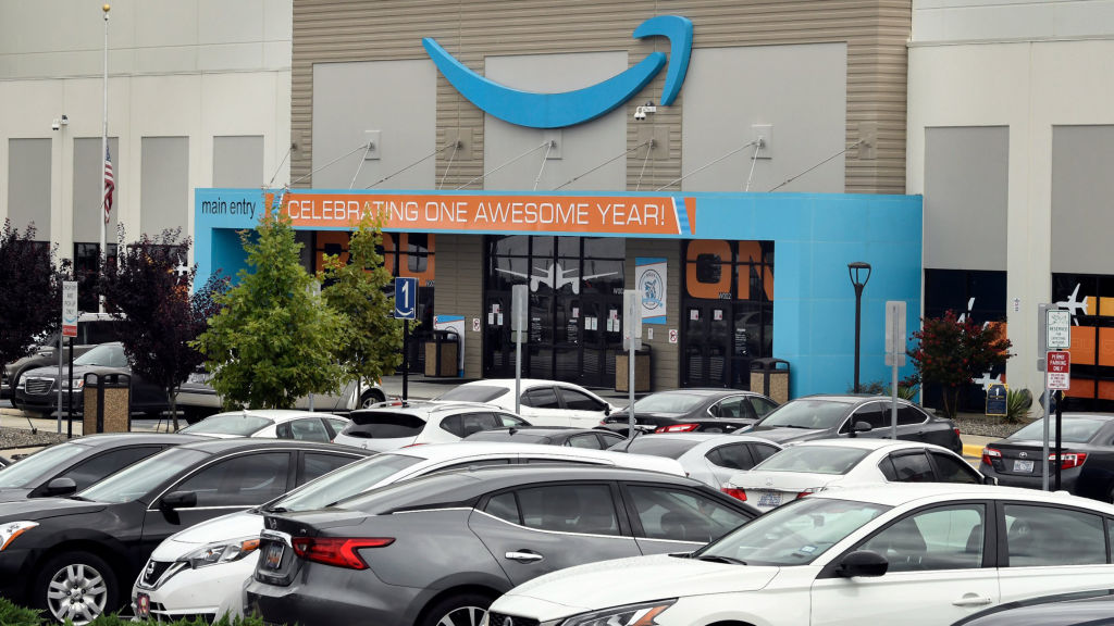 Amazon may launch a marketplace where media sites can sell their content to AI companies The Amazon distribution center in Garner, N.C.