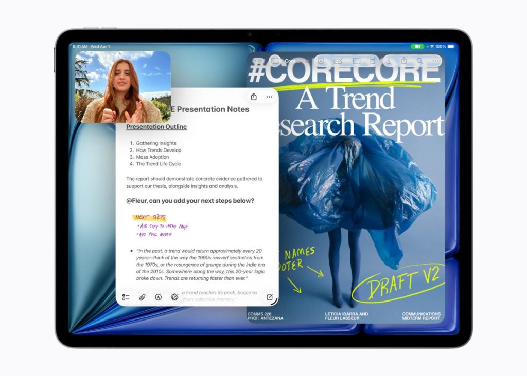 Apple-iPad-Air-M4 multitasking