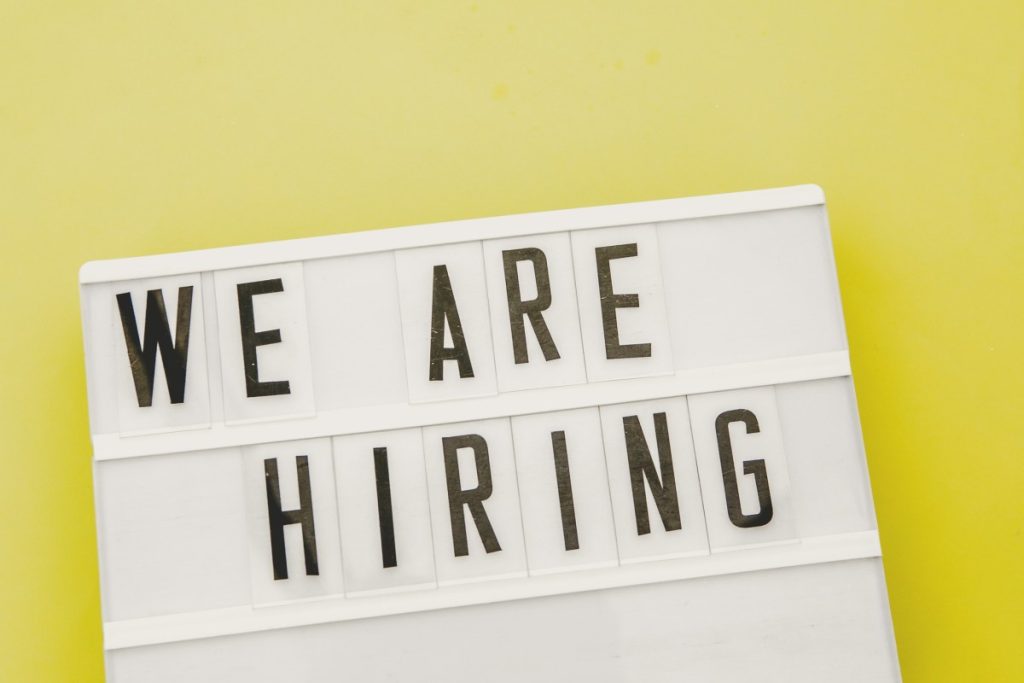 We Are Hiring sign, used in post about Weekday