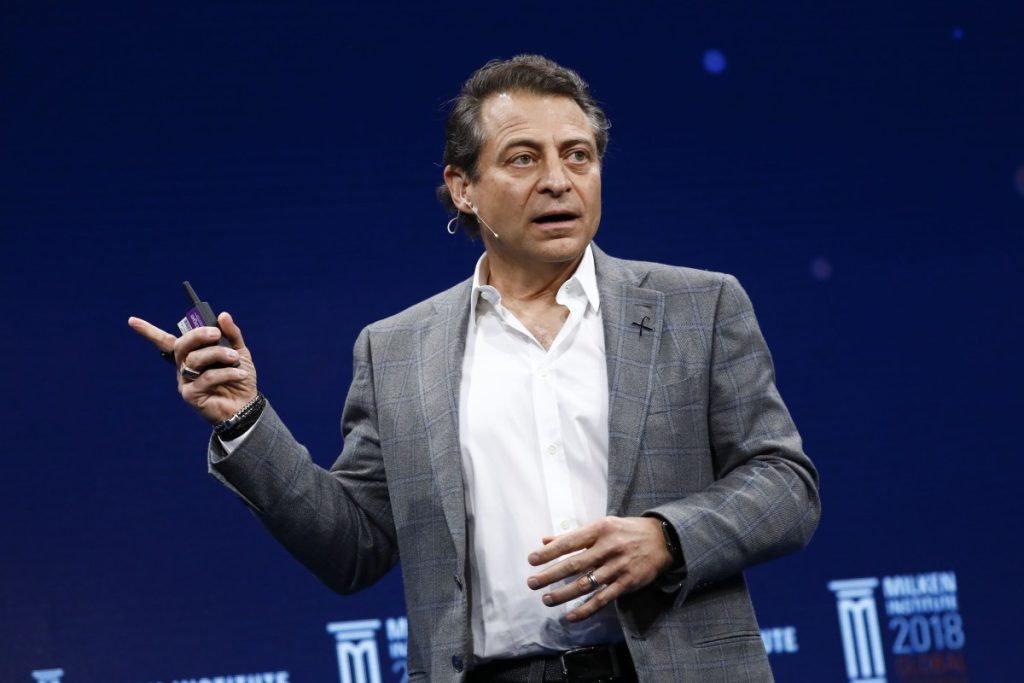 Xprize founder Peter Diamandis launches new contest to manifest a new ‘Star Trek’ Peter Diamandis onstage pointing off camera