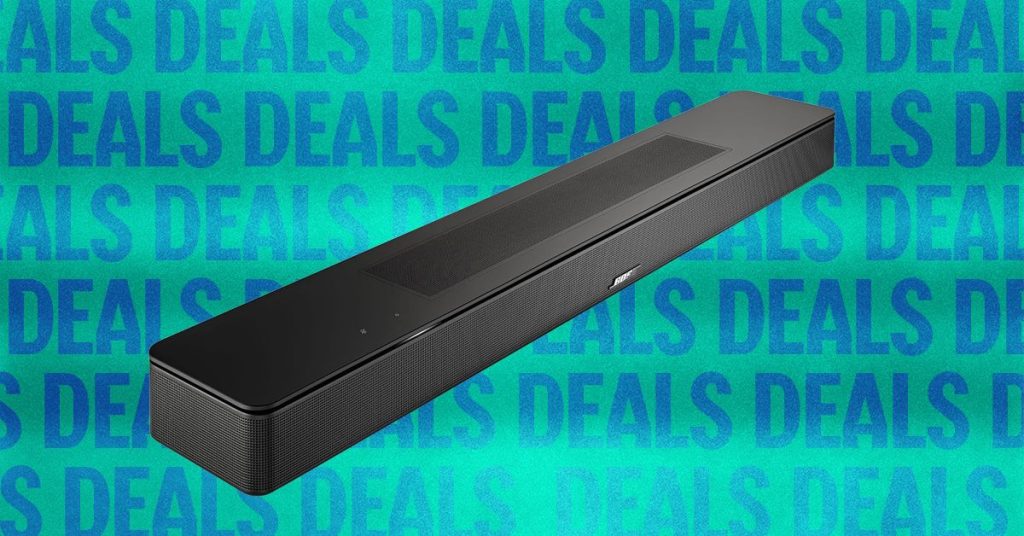 This Compact Bose Soundbar Is $80 Off