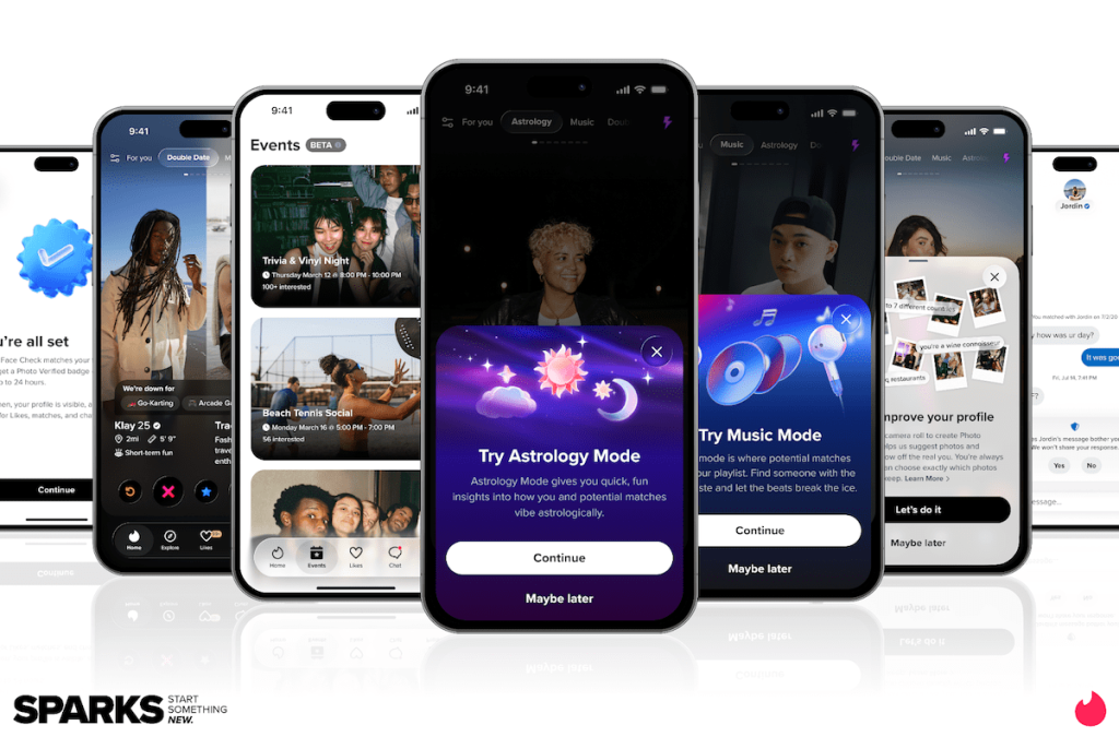 Tinder tries to lure people back to online dating with IRL events, virtual speed dating Tinder tries to lure people back to online dating with IRL events, virtual speed dating