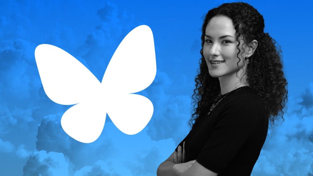 Bluesky CEO Jay Graber steps down Bluesky butterfly logo and Jay Graber