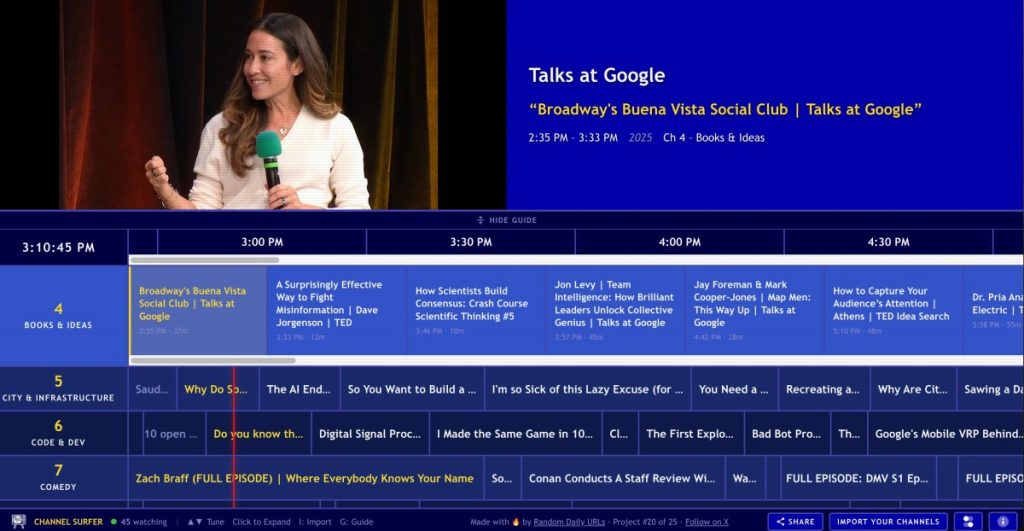 Channel Surfer lets you watch YouTube like it’s old-school cable TV Channel Surfer lets you watch YouTube like it’s old-school cable TV