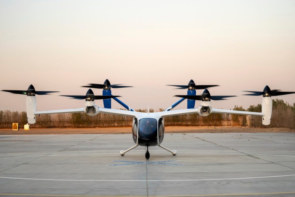 Electric air taxis are about to take flight in 26 states Joby electric aircraft on the tarmac