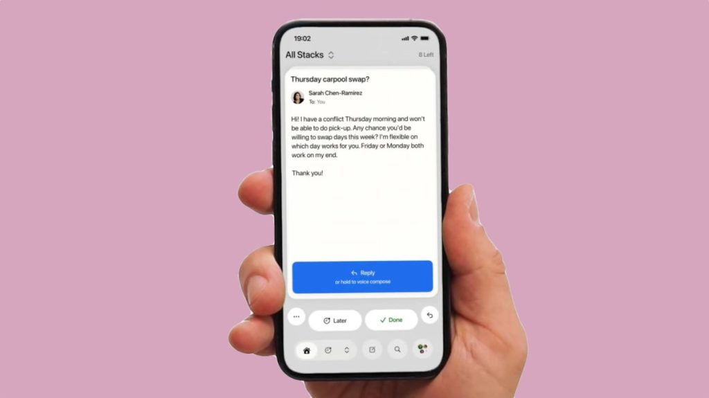 Avec’s Tinder-styled email app allows you to swipe through your inbox
