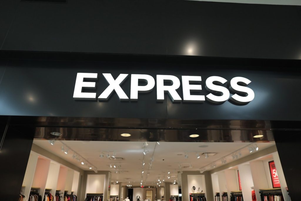 The exterior of an Express clothing store is seen as the company announces it will close some stores on January 22, 2020 in Plantation, Florida.
