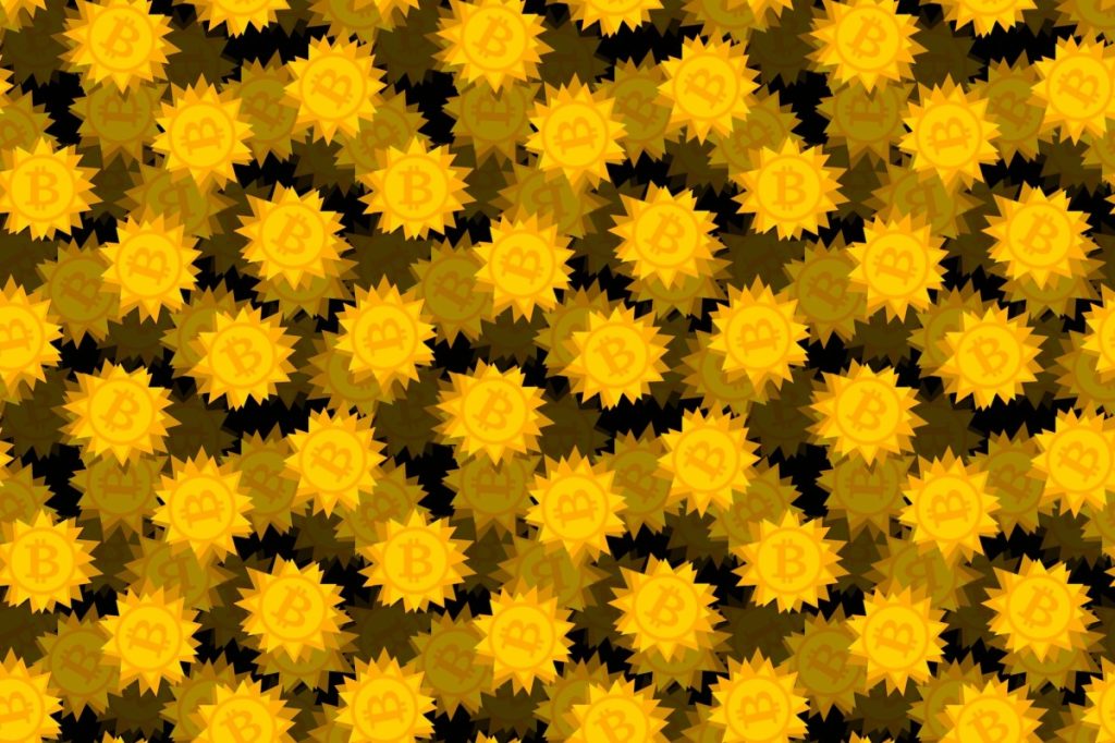 De-fi platform Drift suspends deposits and withdrawals after millions in crypto stolen in hack gold bitcoin logos featured on spiky-shaped coins on a darkened black background