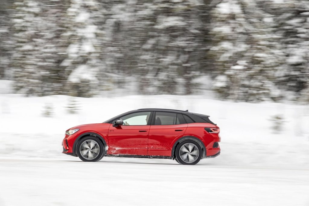 Volkswagen drops all-electric ID.4 in the US in pivot back to gas SUVs Volkswagen ID.4 GTX on a snowy road