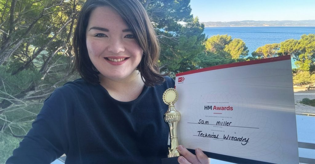 Samantha Miller, Hum an Made Awards Winner