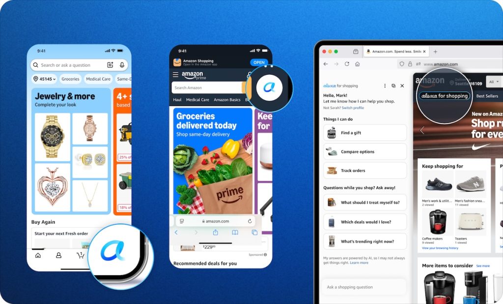 Amazon launches an AI shopping assistant for the search bar, powered by Alexa+ Amazon launches an AI shopping assistant for the search bar, powered by Alexa+