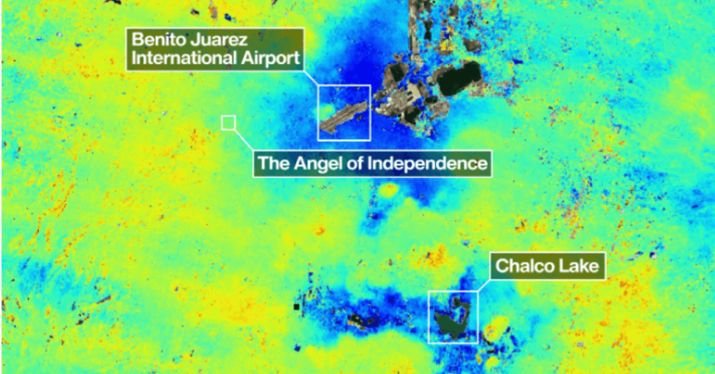 Mexico City Is Sinking. A Powerful NASA Satellite Just Revealed How Fast Mexico City Is Sinking. A Powerful NASA Satellite Just Revealed How Fast