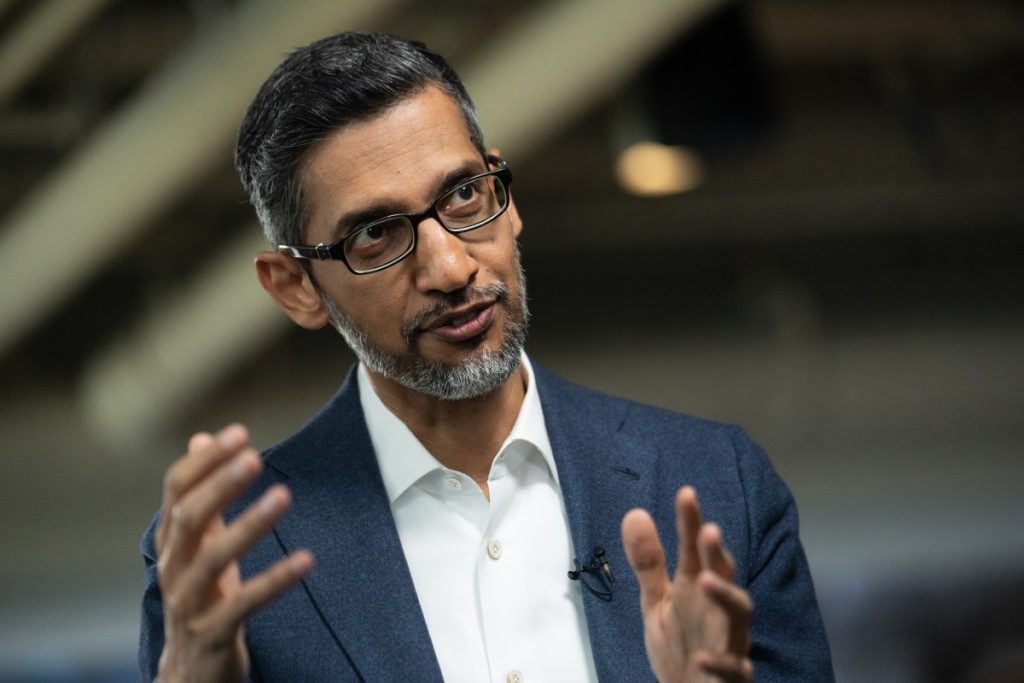 Alphabet plans to raise $80B to pay for AI buildout Sundar Pichai, chief executive officer of Alphabet