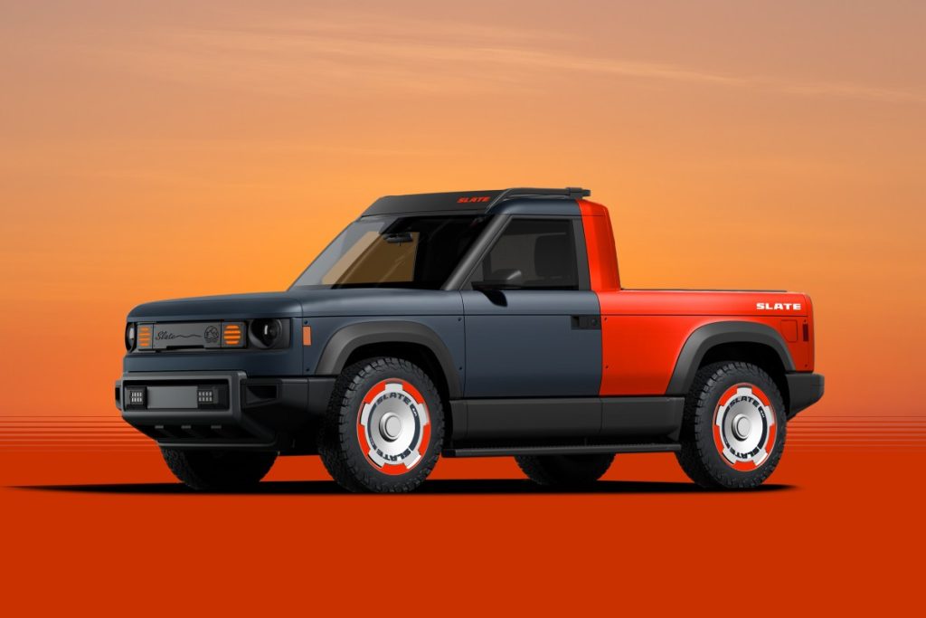 Carvana ties up with Bezos-backed Slate Auto as it plans new car sales Slate Auto's electric pickup truck