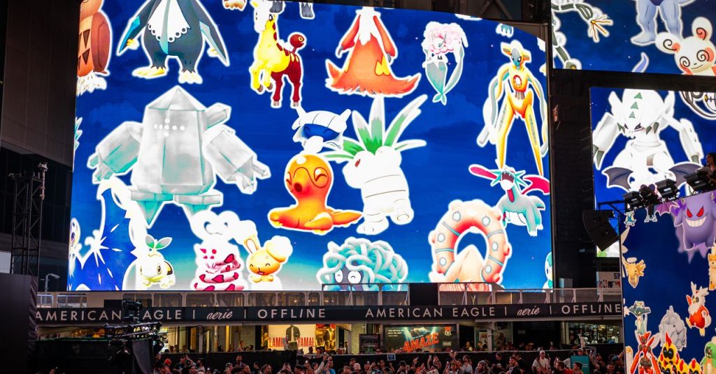 Thousands of ‘Pokémon Go’ Players Descend on Times Square to Defeat Mewtwo Thousands of ‘Pokémon Go’ Players Descend on Times Square to Defeat Mewtwo