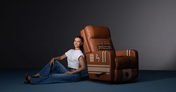 The NFL Merch Designer for Stars Like Taylor Swift Is Making a Chair for La-Z-Boy The NFL Merch Designer for Stars Like Taylor Swift Is Making a Chair for La-Z-Boy